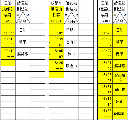 成绵乐高铁最新时刻表详解